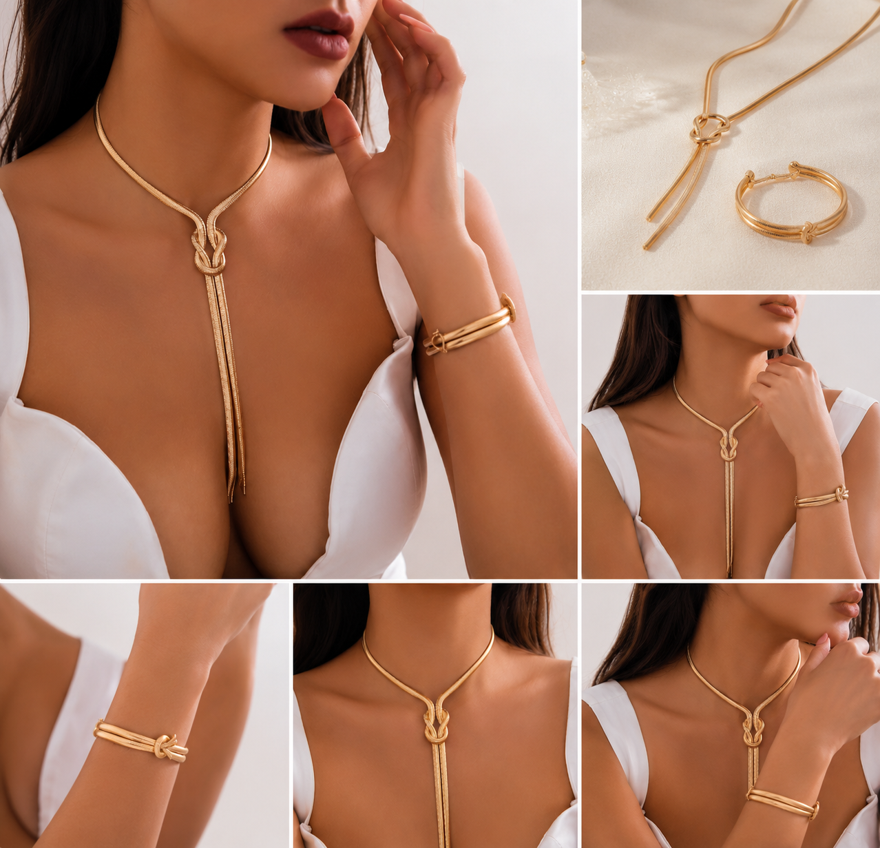 Set Gioielli Aura Dorata 18k